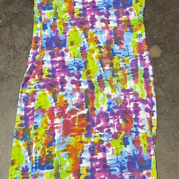 Women's Stretchy Body Tie-Dye Dress - Picture 3 of 3